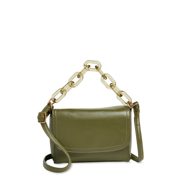 Women's Small Faux Leather Tassel Or Chain Strap Cross Body Handbags Nice Bags